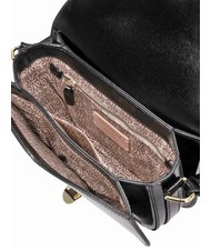 COCCINELLE CAMPIONARIO - DEW SHINY CALF  Mini sac bandouli&egrave;re, en cuir Noir - Sacs pour Femme - 4