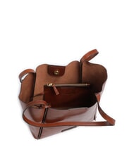 THE BRIDGE ICONS Sac cabas en cuir avec pochette MARRON - Sacs pour Femme - 4
