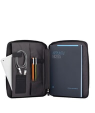 PIQUADRO BRIEF ECOLOGICA Bloc-notes en tissu recycl&eacute; Noir - &Eacute;tui pour tablette & Organiseur - 2