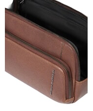 PIQUADRO CRONUS &Eacute;tui &agrave; beaut&eacute; en cuir MARRON - Trousses - 4