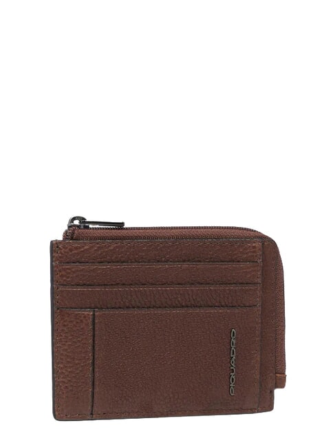 CRONUS porte-cartes en cuir MARRON - Portefeuilles Homme