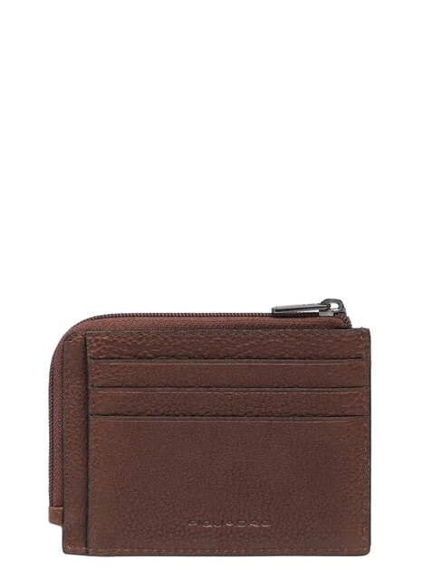 CRONUS porte-cartes en cuir MARRON - Portefeuilles Homme