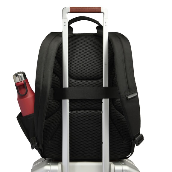 COLLEZIONE SMART BUSINESS Sac &agrave; dos en tissu pour ordinateur portable 15,6 pouces Noir - Sacs &agrave; dos pour ordinateur portable