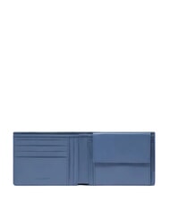 PIQUADRO ATLAS Porte-cartes/porte-monnaie en cuir plat aviation - Portefeuilles Homme - 3