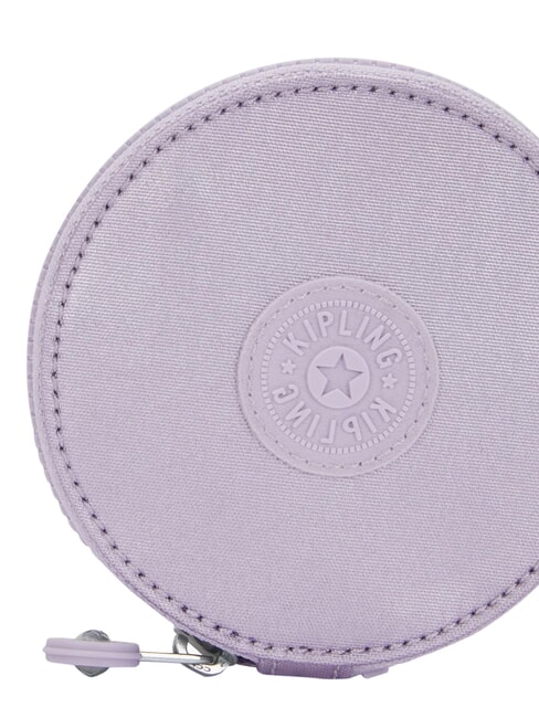 YSABELLA bo&icirc;te &agrave; bijoux ronde violet clair - Pochettes & Trousses