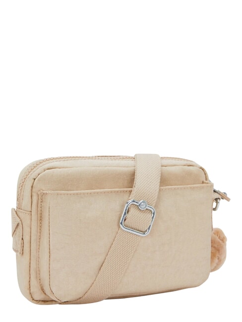ABANU S sac d'&eacute;paule beige paillet&eacute; - Sacs pour Femme