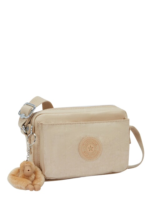 ABANU S sac d'&eacute;paule beige paillet&eacute; - Sacs pour Femme