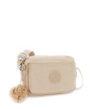 KIPLING ABANU S sac d'&eacute;paule beige paillet&eacute; - Sacs pour Femme - 4