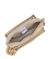 KIPLING ABANU S sac d'&eacute;paule beige paillet&eacute; - Sacs pour Femme - 5