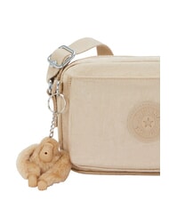 KIPLING ABANU S sac d'&eacute;paule beige paillet&eacute; - Sacs pour Femme - 6