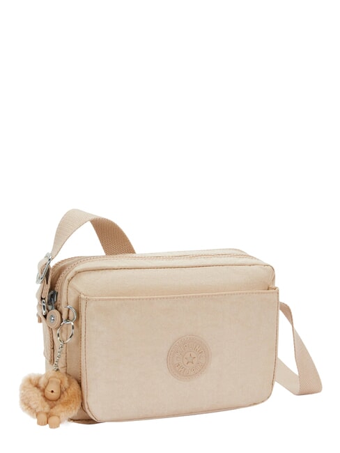 ABANU M sac d'&eacute;paule beige paillet&eacute; - Sacs pour Femme