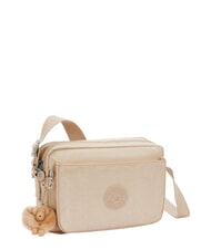 KIPLING ABANU M sac d'&eacute;paule beige paillet&eacute; - Sacs pour Femme - 3