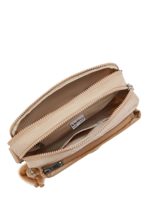 ABANU M sac d'&eacute;paule beige paillet&eacute; - Sacs pour Femme