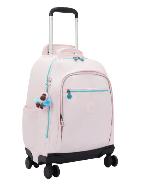 NEW ZEA Sac &agrave; dos trolley avec chariot rose marin m&eacute;tallis&eacute; - Sacs &agrave; dos &agrave; roulettes