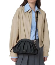 COCCINELLE CAMPIONARIO - CHEEK SMOOTH  Sac bandouli&egrave;re, en cuir Noir - Sacs pour Femme - 4