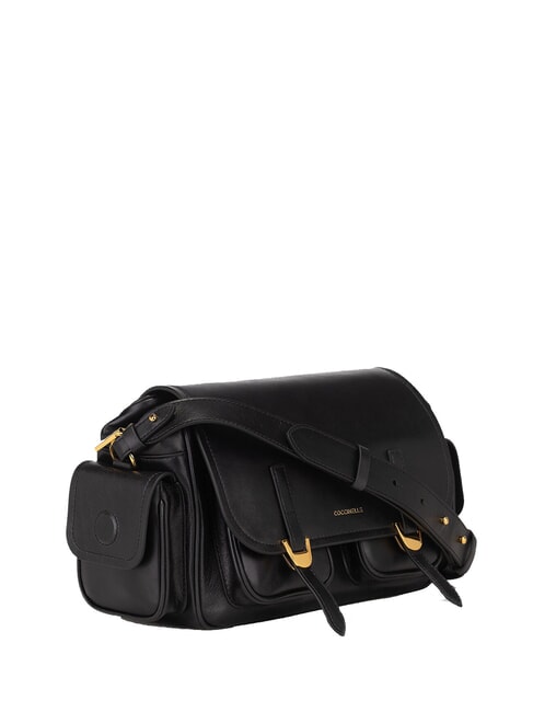 CAMPIONARIO - CAMPUS VINTAGE sac bandouli&egrave;re Noir - Sacs pour Femme