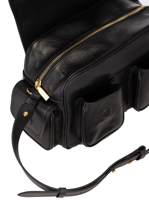 CAMPIONARIO - CAMPUS VINTAGE sac bandouli&egrave;re Noir - Sacs pour Femme
