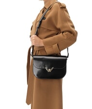 COCCINELLE CAMPIONARIO - DEW SHINY CALF Sac bandouli&egrave;re en cuir bross&eacute; - Sacs pour Femme