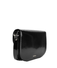 COCCINELLE CAMPIONARIO - DEW SHINY CALF Sac bandouli&egrave;re en cuir bross&eacute; Noir - Sacs pour Femme - 3