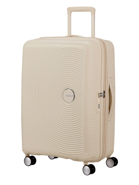 SOUNDBOX SPINNER Chariot moyen, extensible sable de coco - Valises Rigides