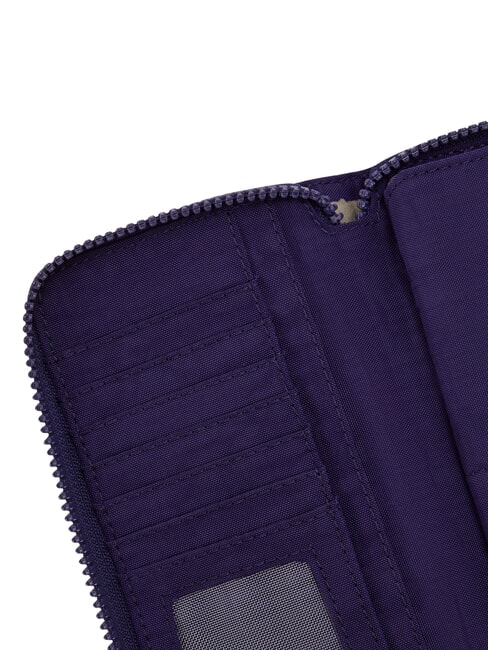 MONEY WORLD Portefeuille Zip Around bleu fonc&eacute; - Portefeuilles Femme