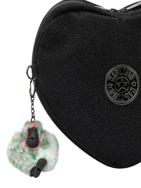 HEARTY Mini sac &agrave; dos en forme de c&oelig;ur noir - Sacs pour Femme