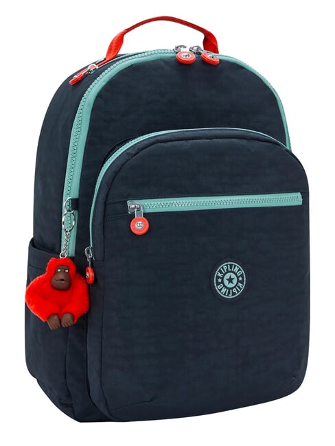 SEOUL Grand sac &agrave; dos bleu fonc&eacute; - Sacs pour Femme