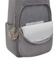 KIPLING SEOUL Grand sac &agrave; dos gris moyen - Sacs pour Femme - 5