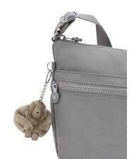 KIPLING IZELLAH M sac d'&eacute;paule gris moyen - Sacs pour Femme - 5