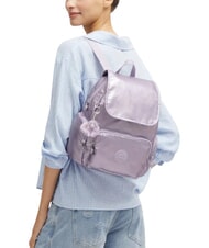 KIPLING CITY ZIP Sac &agrave; dos &agrave; rabat violet clair - Sacs pour Femme - 2