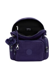 KIPLING CITY ZIP MINI Petit sac &agrave; dos &agrave; rabat bleu fonc&eacute; - Sacs pour Femme - 4