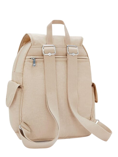 CITY PACK S Sac &agrave; dos beige paillet&eacute; - Sacs pour Femme