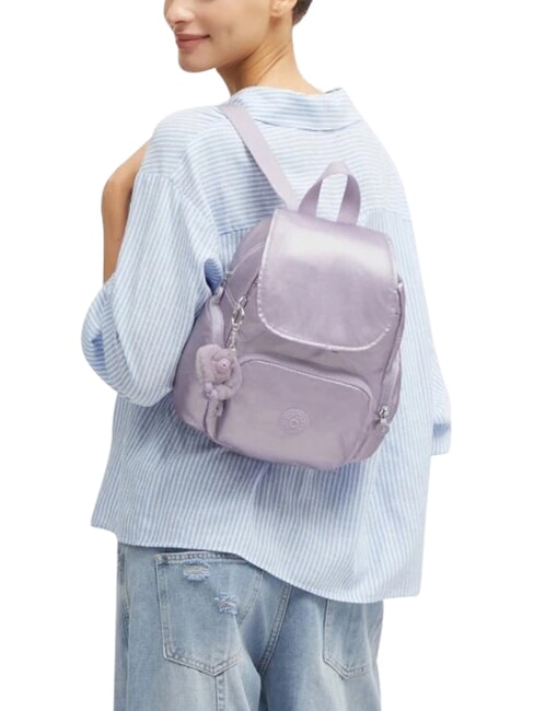 CITY ZIP MINI Petit sac &agrave; dos violet clair - Sacs pour Femme