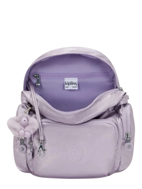 CITY ZIP MINI Petit sac &agrave; dos violet clair - Sacs pour Femme