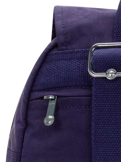 CITY ZIP S Sac &agrave; dos avec rabat bleu fonc&eacute; - Sacs pour Femme