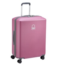 BENETTON By DELSEY UCB HARD Chariot moyen pivoine - Valises Rigides - 3