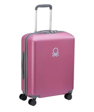 BENETTON By DELSEY UCB HARD chariot &agrave; bagages &agrave; main pivoine - Valises cabine - 4