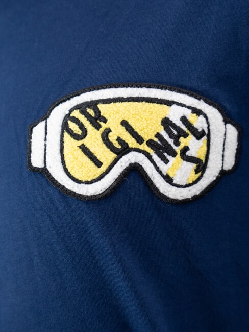 ORIGINALS ANOTHER T-shirt en coton jean bleu - T-shirt