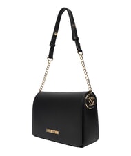 LOVE MOSCHINO CHUNKY TAB sac bandouli&egrave;re Noir - Sacs pour Femme - 4