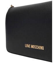 LOVE MOSCHINO CHUNKY TAB sac bandouli&egrave;re Noir - Sacs pour Femme - 5