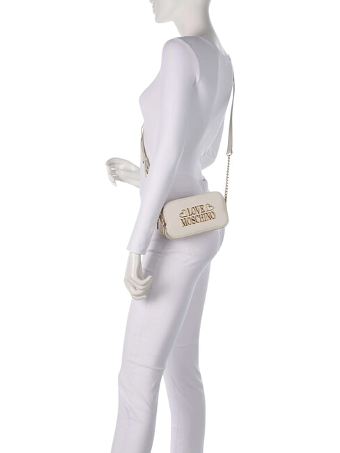 LOVELY LOVE Mini sac coffre, avec bandouli&egrave;re Ivoire - Sacs pour Femme