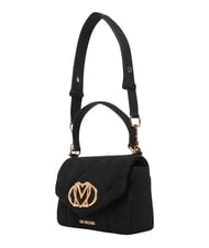 LOVE MOSCHINO EMBOSSED Mini sac &agrave; main avec bandouli&egrave;re Noir - Sacs pour Femme - 4