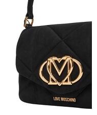 LOVE MOSCHINO EMBOSSED Mini sac &agrave; main avec bandouli&egrave;re Noir - Sacs pour Femme - 5