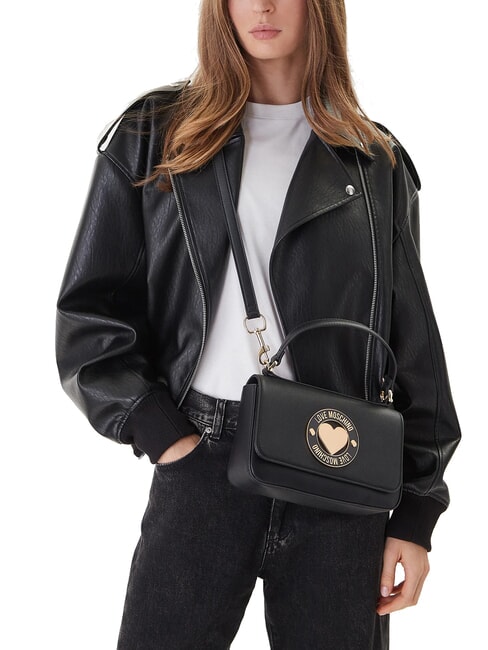 CUPID Mini sac &agrave; main avec bandouli&egrave;re Noir - Sacs pour Femme