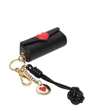 LOVE MOSCHINO CHARMS Porte-cl&eacute;s avec logo en m&eacute;tal noir/rouge/noir - Porte-cl&eacute;s - 3