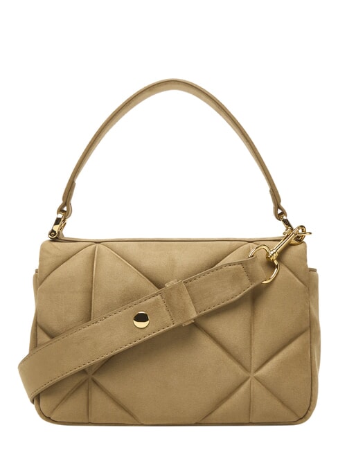 EMBOSSED Mini sac &agrave; main avec bandouli&egrave;re sable - Sacs pour Femme