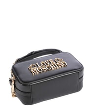 LOVE MOSCHINO LOVELY LOVE Mini sac coffre, avec bandouli&egrave;re Noir - Sacs pour Femme - 4