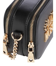 LOVE MOSCHINO LOVELY LOVE Mini sac coffre, avec bandouli&egrave;re Noir - Sacs pour Femme - 6