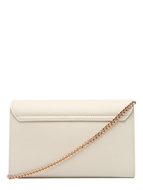 SMART DAILY Pochette avec bandouli&egrave;re en m&eacute;tal Ivoire - Sacs pour Femme