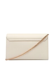 LOVE MOSCHINO SMART DAILY Pochette avec bandouli&egrave;re en m&eacute;tal Ivoire - Sacs pour Femme - 4